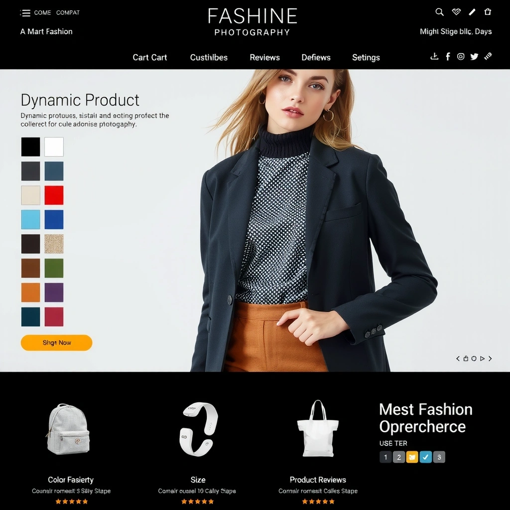 E-commerce fashion platform
